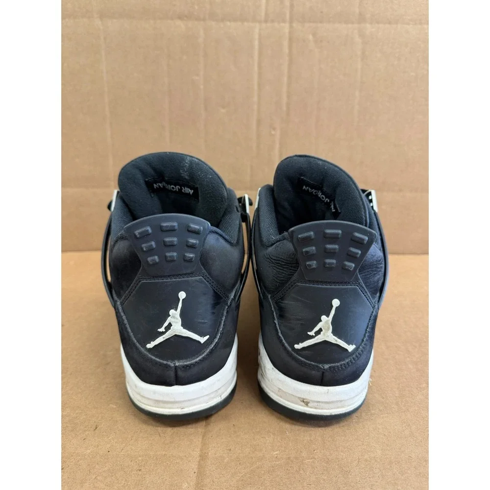 Jordan 4 Retro White Thunder High Top Sneakers FQ8138-001 Mens Size 12 US